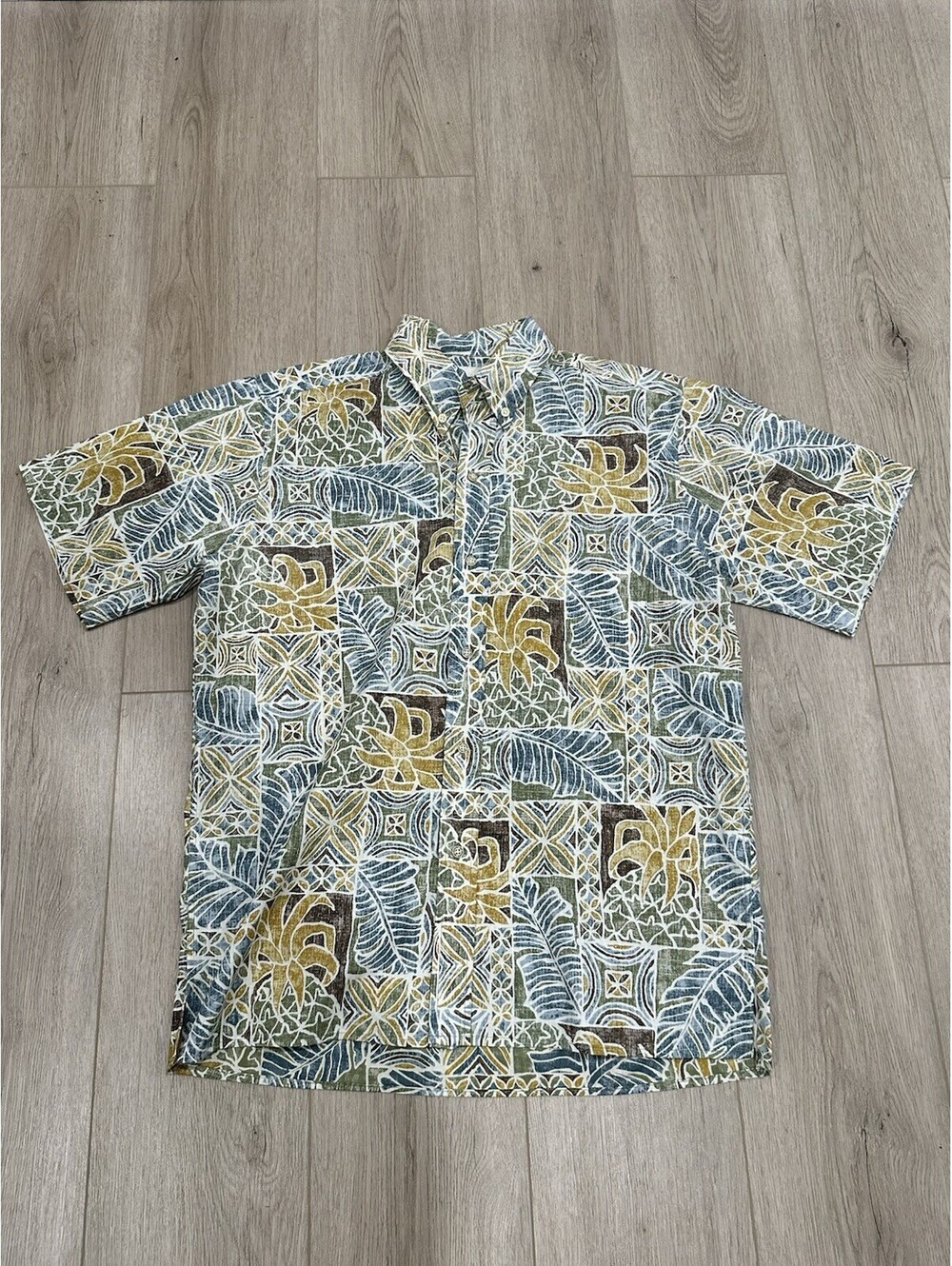 Reyn Spooner Hawaiian Aloha Shirt Size Large